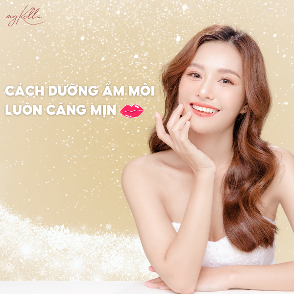 Cách dưỡng ẩm môi luôn căng mịn