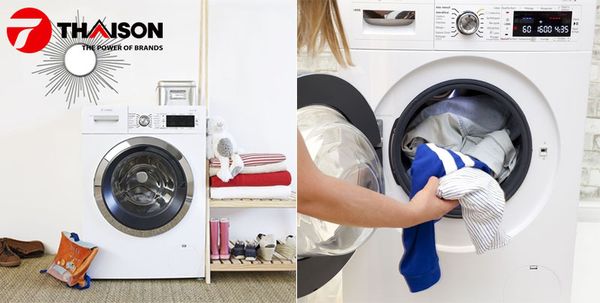 Máy giặt Bosch giặt sạch quần áo