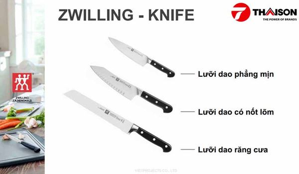 Giới thiệu các sản phẩm dao Zwilling J.A Henckels