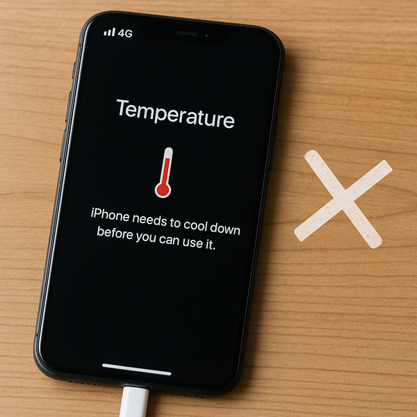 iPhone hiển thị cảnh báo nhiệt độ cao khi bật 4G trong vùng tín hiệu yếu