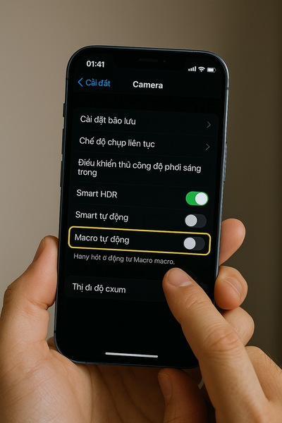 Tắt Chế Độ Macro Tự Động (Nếu Có)