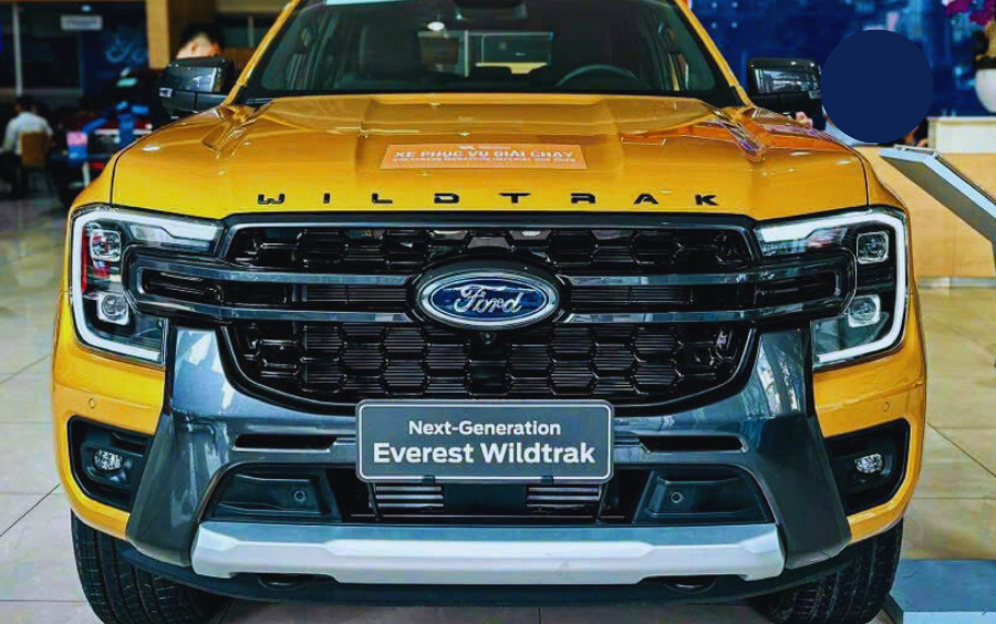 ford everest wildtrak 2023 đầu xe