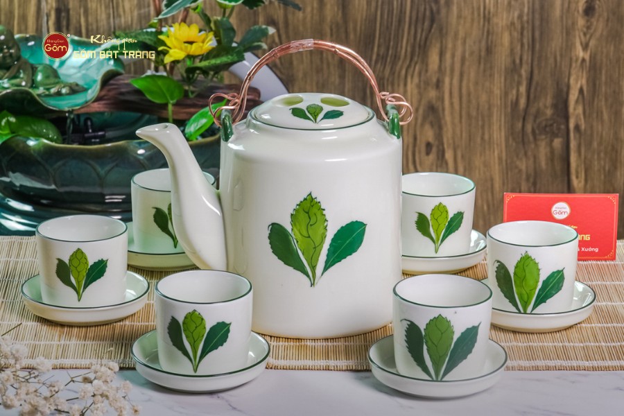 Bộ Ấm Tích Vẽ Ngò Gai 1.5L