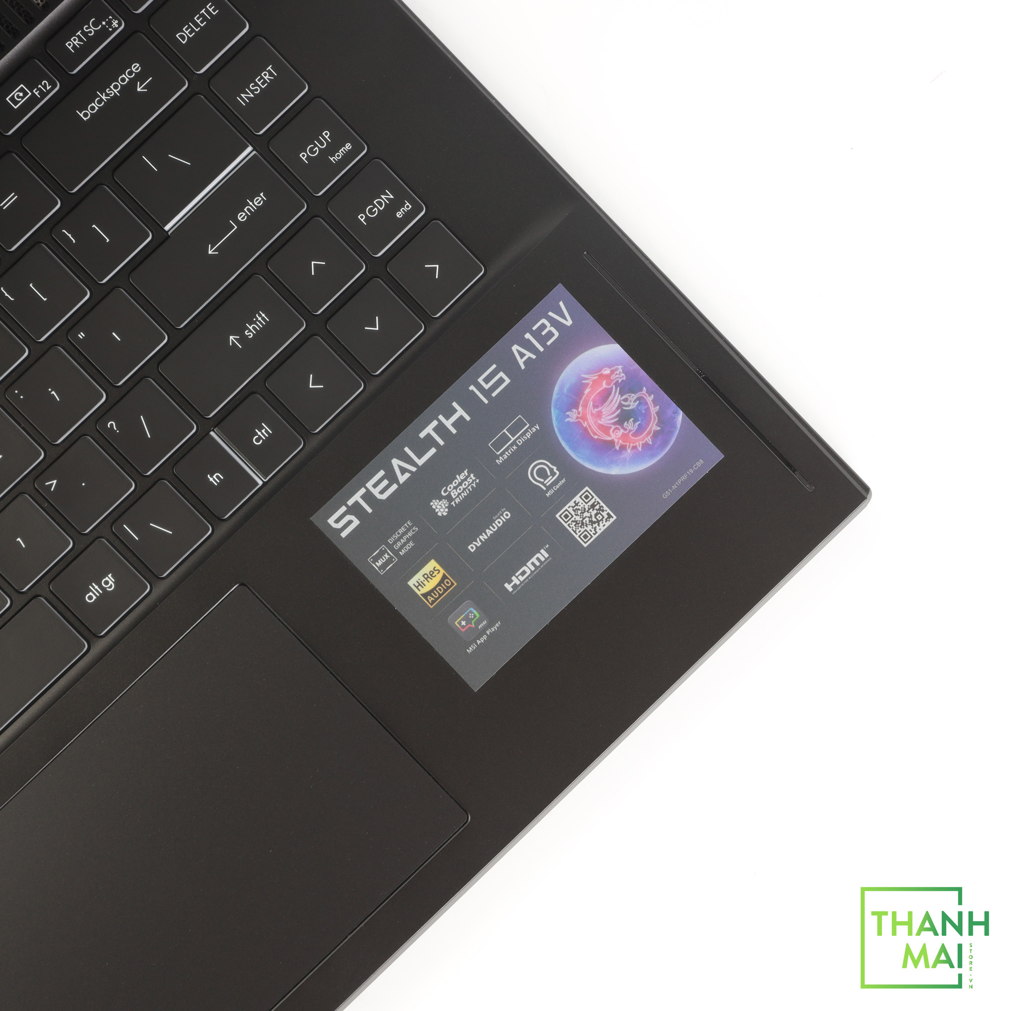 Laptop Gaming MSI Stealth 15 A13VF-069VN | I7-13620H | Ram 16GB DDR5 | SSD 1TB | RTX 4060 8GB | 15.6 Inch OLED 240Hz QHD