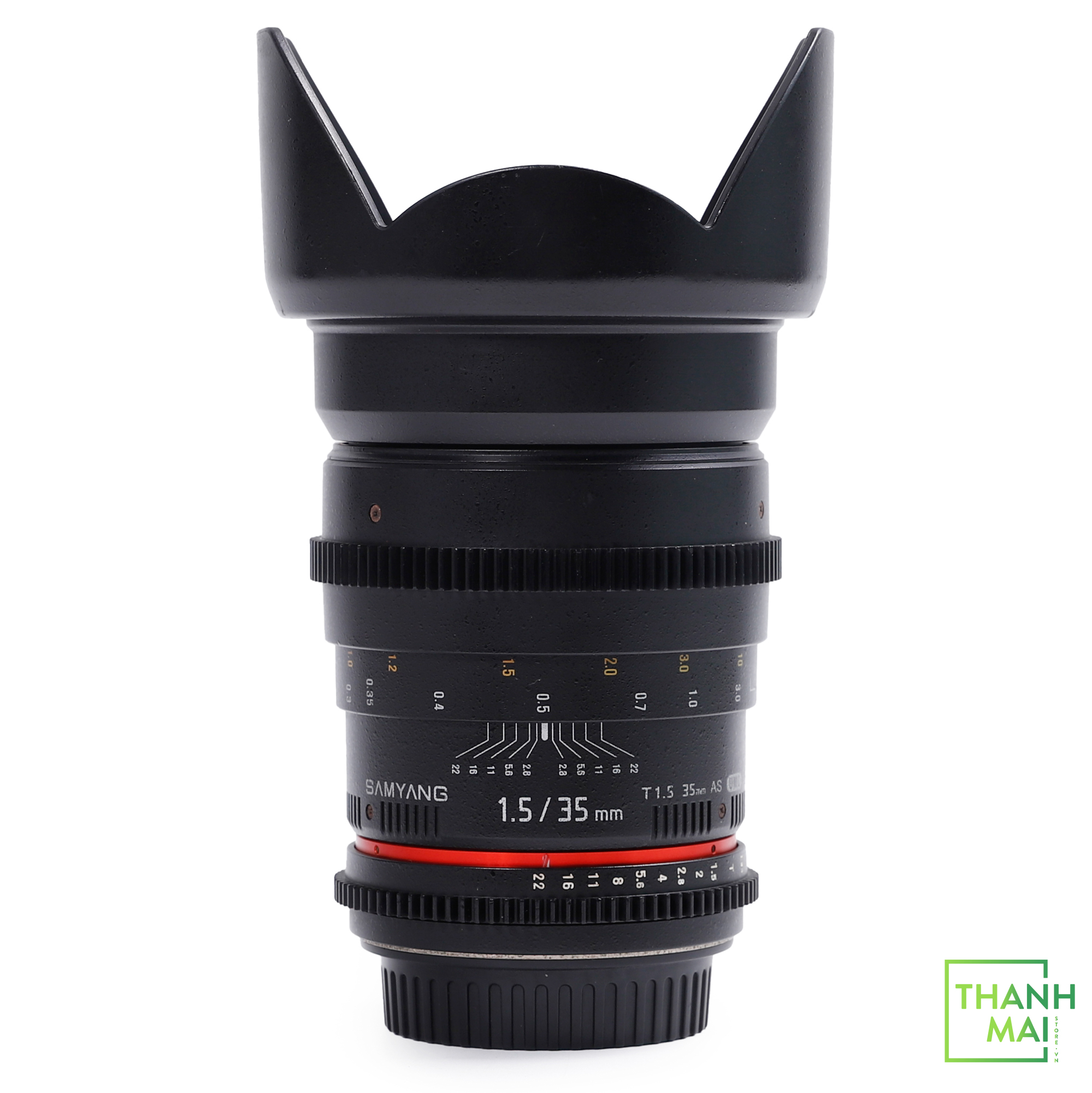Ống Kính Samyang 35mm T1.5 Cine Lens For Canon EF