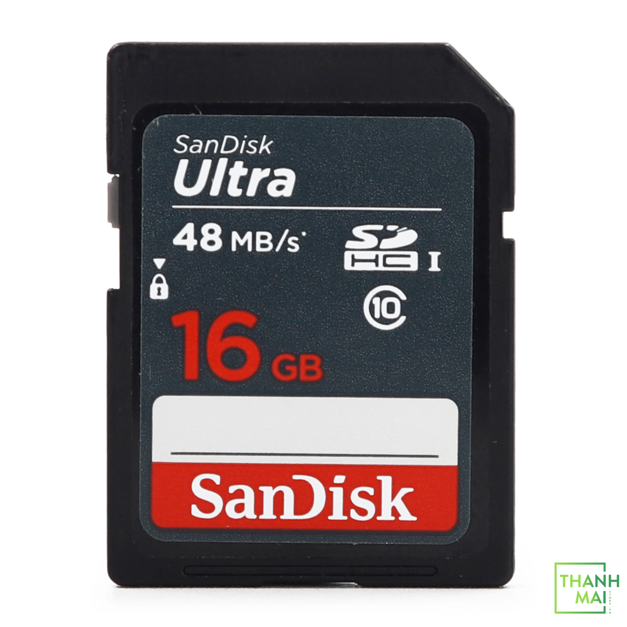 Thẻ nhớ Sandisk SDHC Ultra UHS-1 16GB 48Mb/s | SDSDUNB-016G-GN3IN