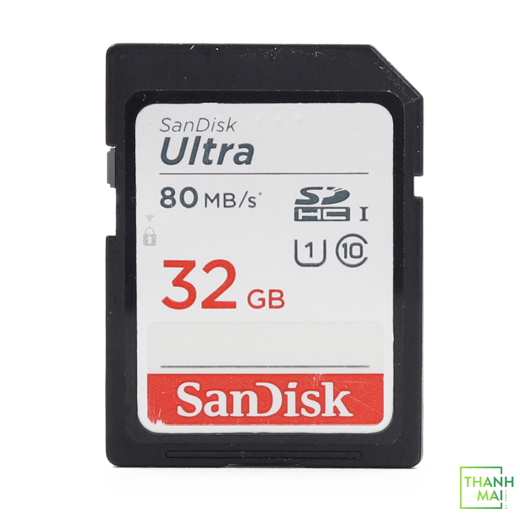 Thẻ nhớ 32GB SDHC SanDisk Ultra 80 MB/s | SDSDUNC-032G-GN6IN