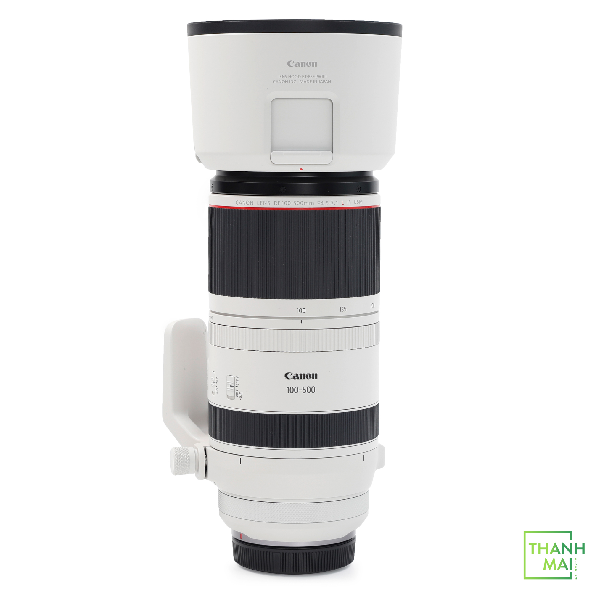 Ống kính Canon RF 100-500mm f/4.5-7.1 L IS USM