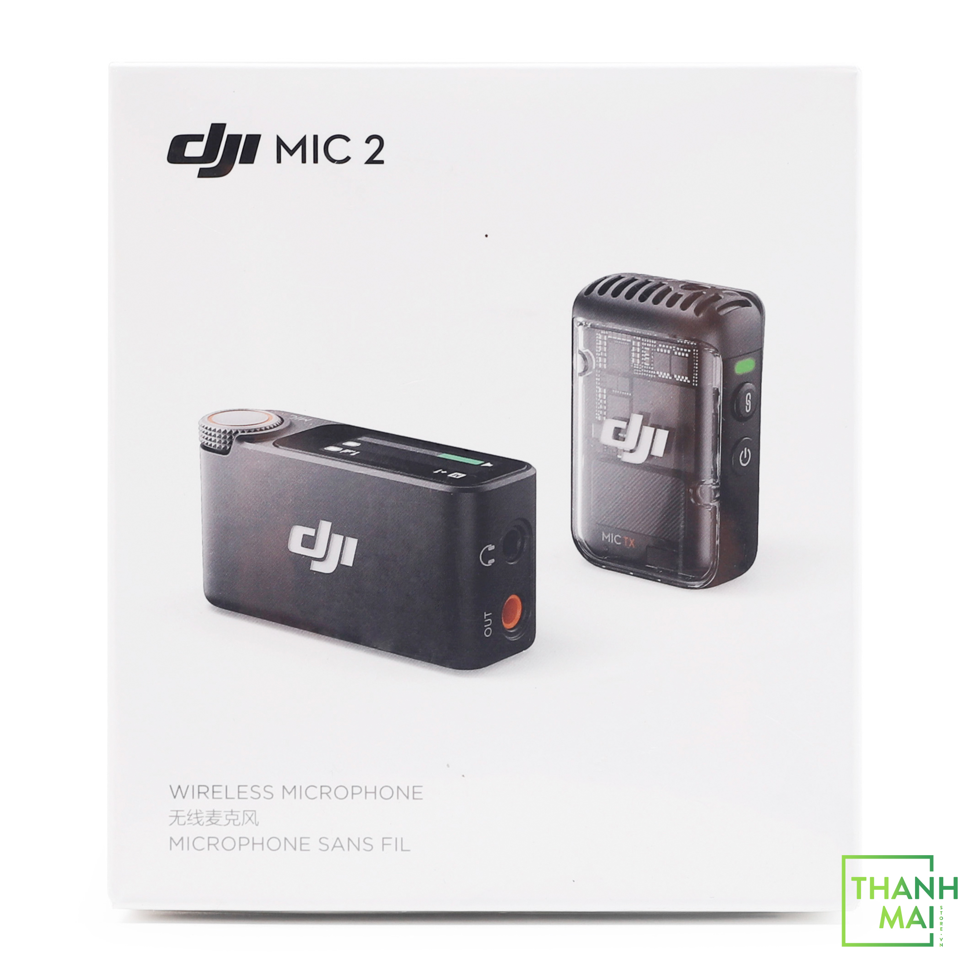 Microphone không dây DJI Mic 2 | 1 TX + 1 RX