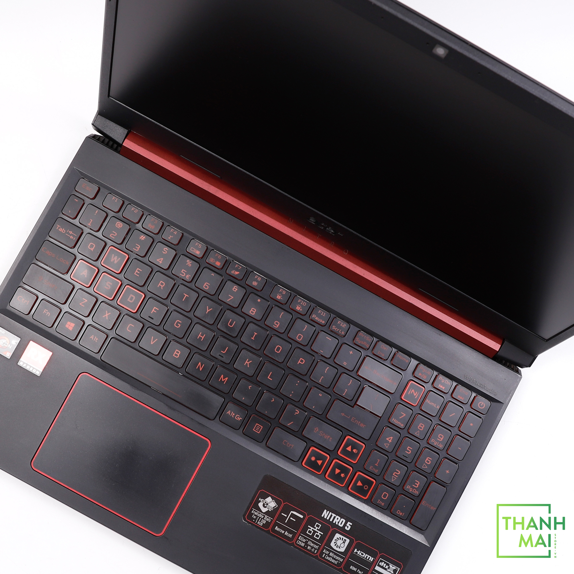 Laptop Acer Nitro AN515-43-R84R | AMD Ryzen 5 3550H | Ram 8GB | SSD 512GB | Radeon RX 560X Series 4GB | 15.6 FHD 60Hz