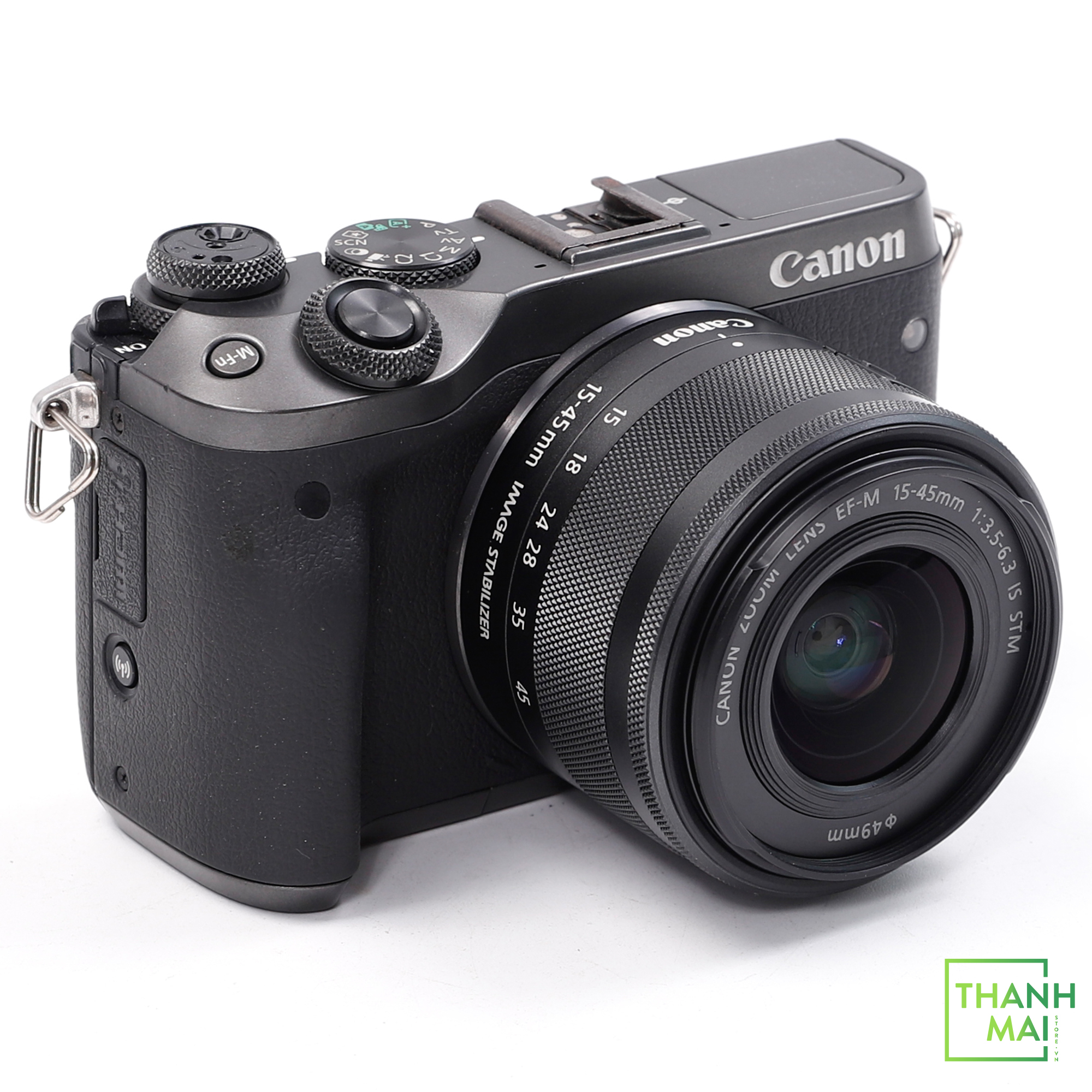 Máy ảnh Canon EOS M6 Kit EF-M 15-45mm F/3.5-6.3 IS STM