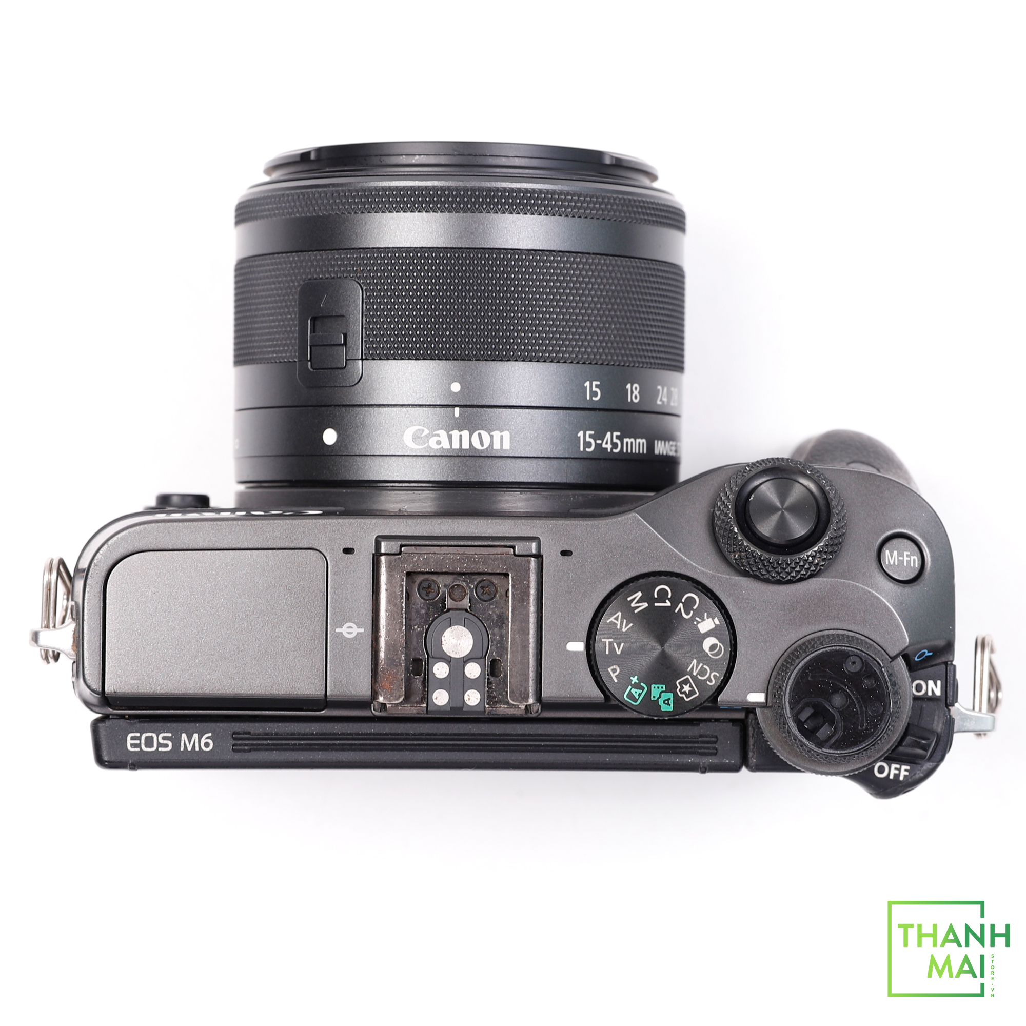 Máy ảnh Canon EOS M6 Kit EF-M 15-45mm F/3.5-6.3 IS STM