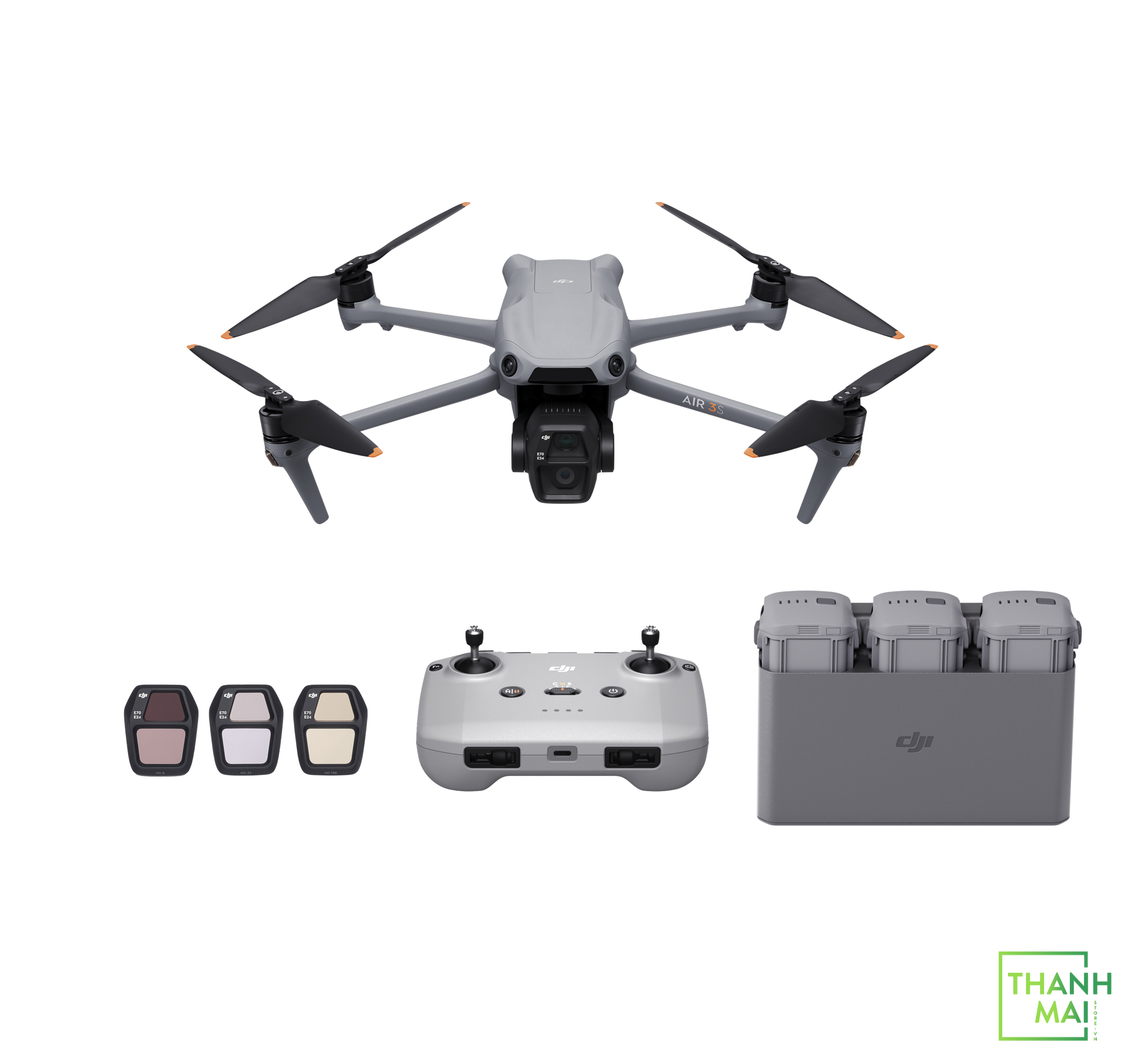 DJI Air 3S Fly More Combo ( DJI RC-N3 )