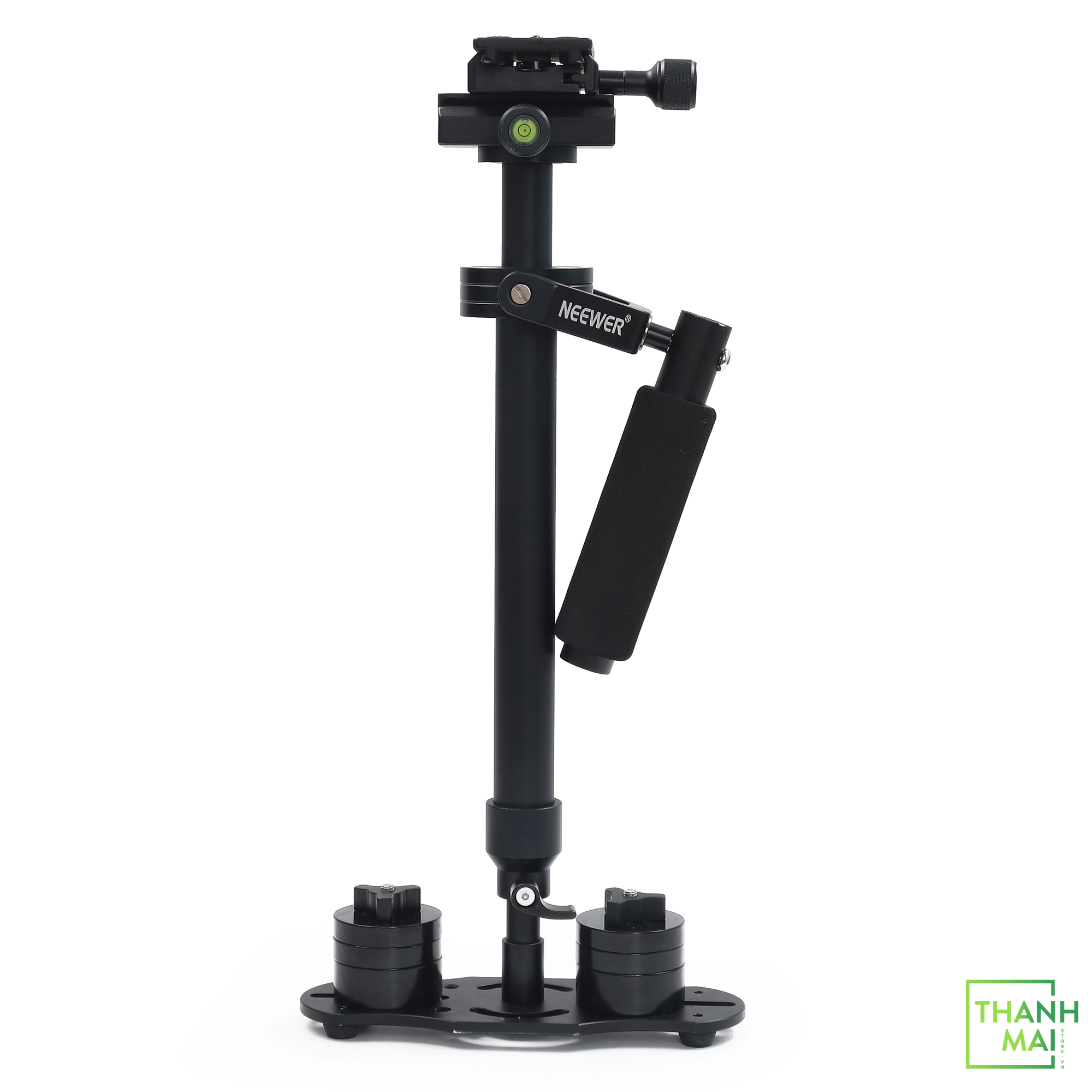 Neewer Aluminium Alloy Hand-held Stabilizer, 60 cm with Quick-Release Plate, 1/4-Inch Screw, for Canon, Nikon, Sony and DSLR Camcorders, Max 3 Kg