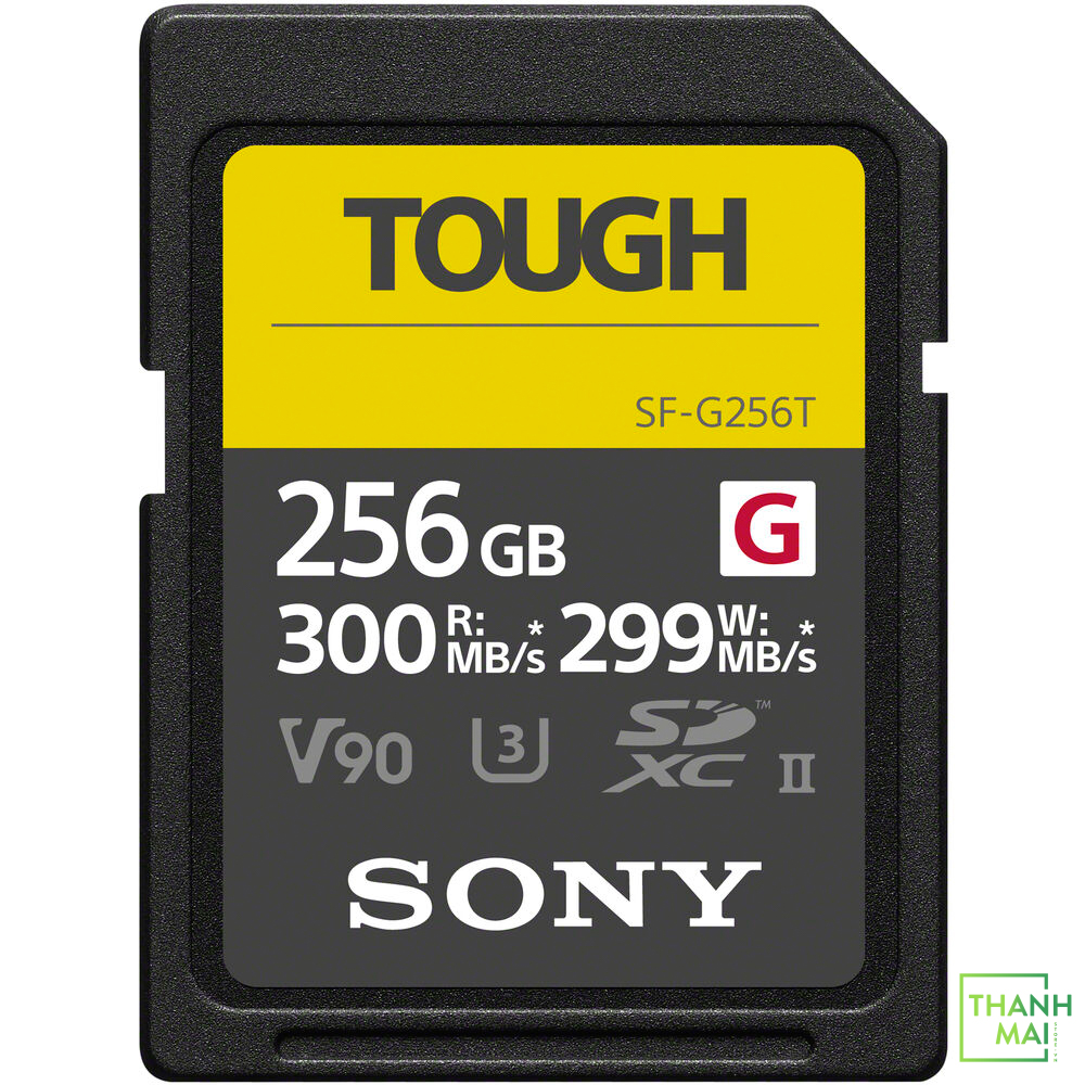 Thẻ nhớ Sony SF-G Tough UHS-II SDHC 256GB (SF-G256T/T1)