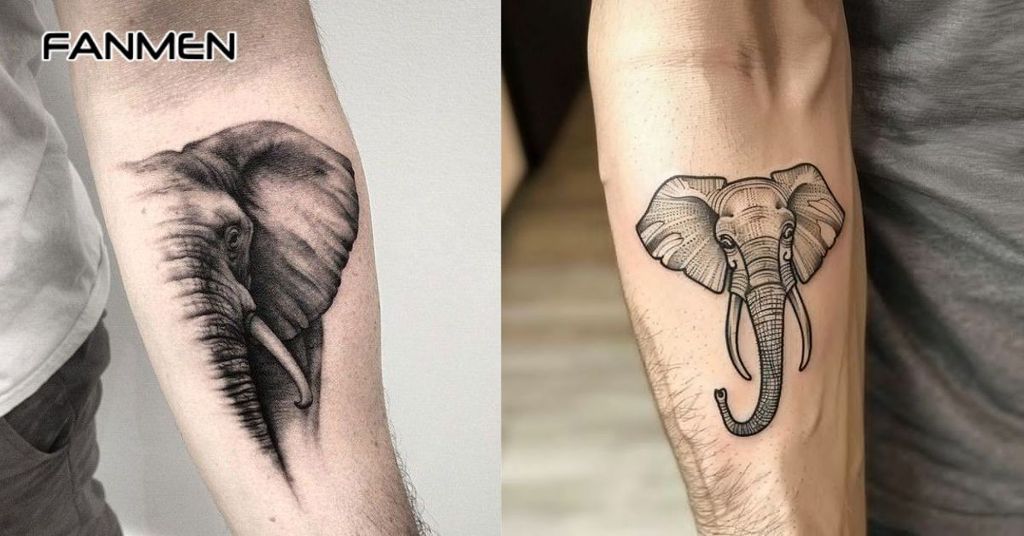 Hình xăm may mắn cho nam mệnh Kim