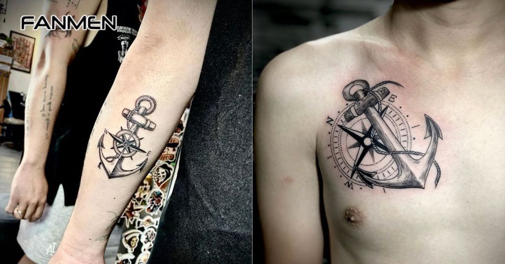 Hình xăm may mắn cho nam mệnh Thuỷ