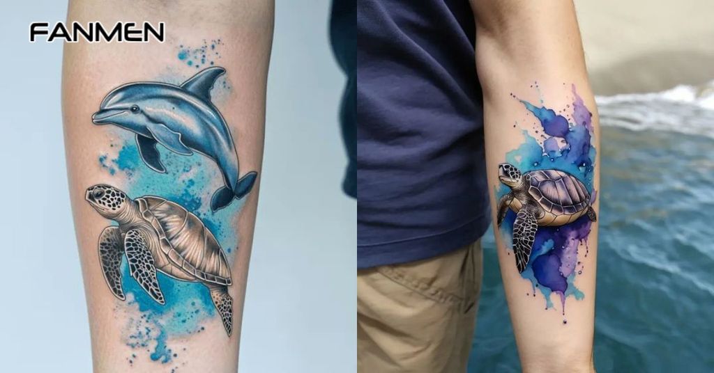 Hình xăm may mắn cho nam mệnh Thuỷ