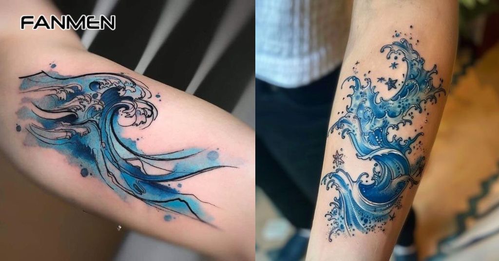 Hình xăm may mắn cho nam mệnh Thuỷ