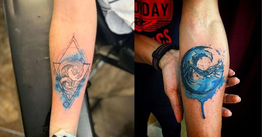 Hình xăm may mắn cho nam mệnh Thuỷ