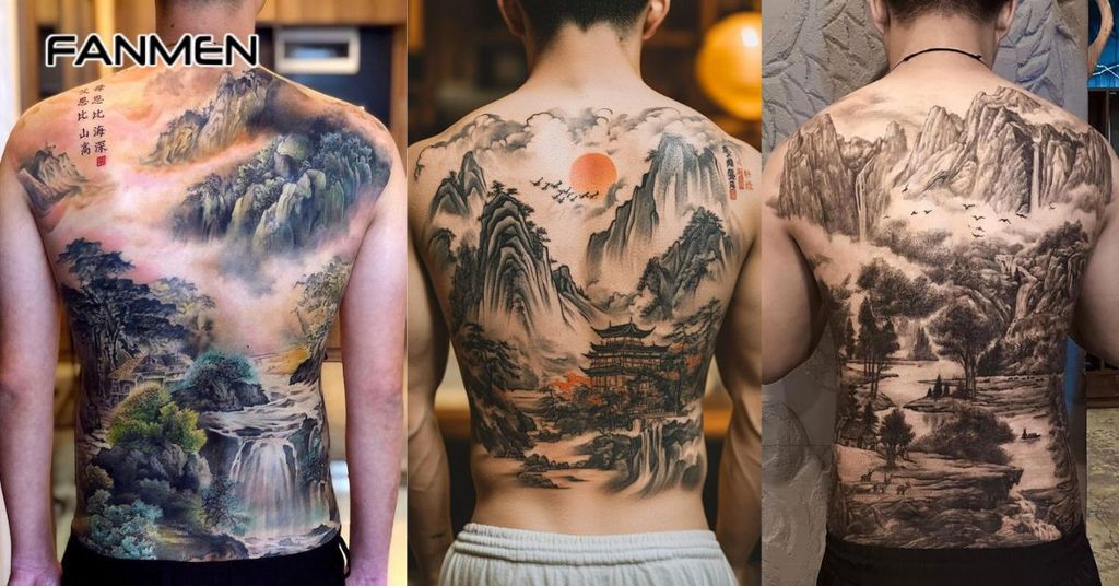 Hình xăm may mắn cho nam mệnh Thuỷ