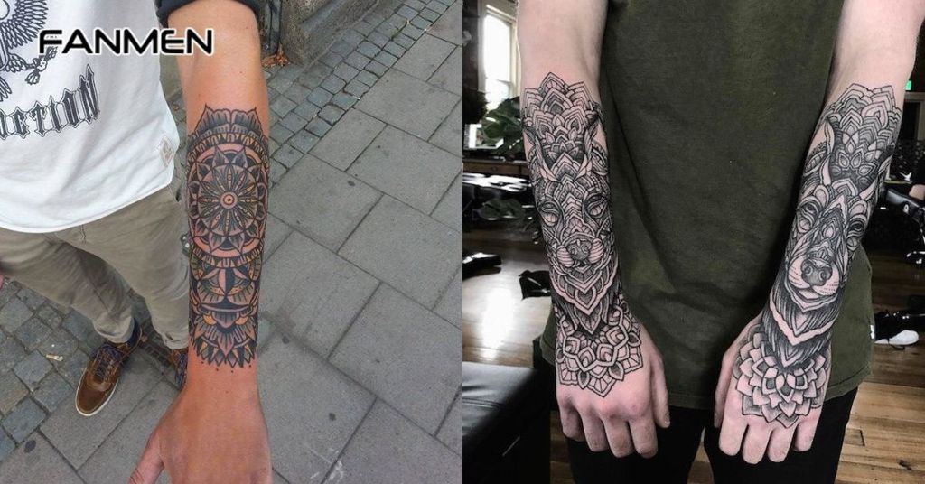 Hình xăm hoa văn ở tay 13