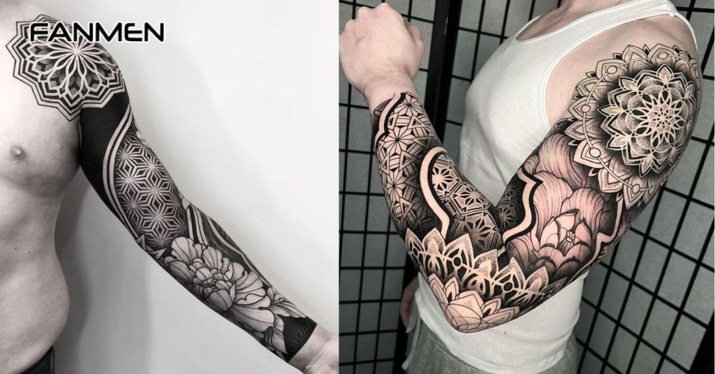 Hình xăm hoa văn ở tay 15