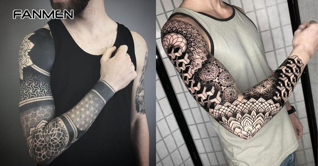 Hình xăm hoa văn ở tay 17