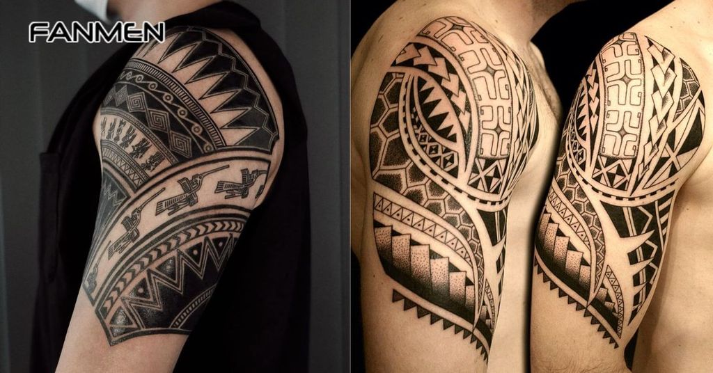 Hình xăm hoa văn ở tay 4