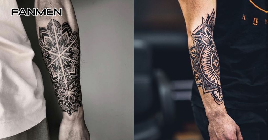 Hình xăm hoa văn ở tay 7