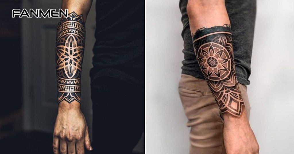 Hình xăm hoa văn ở tay 9