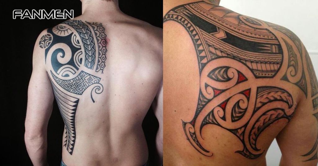 Hình xăm hoa văn ở vai 6