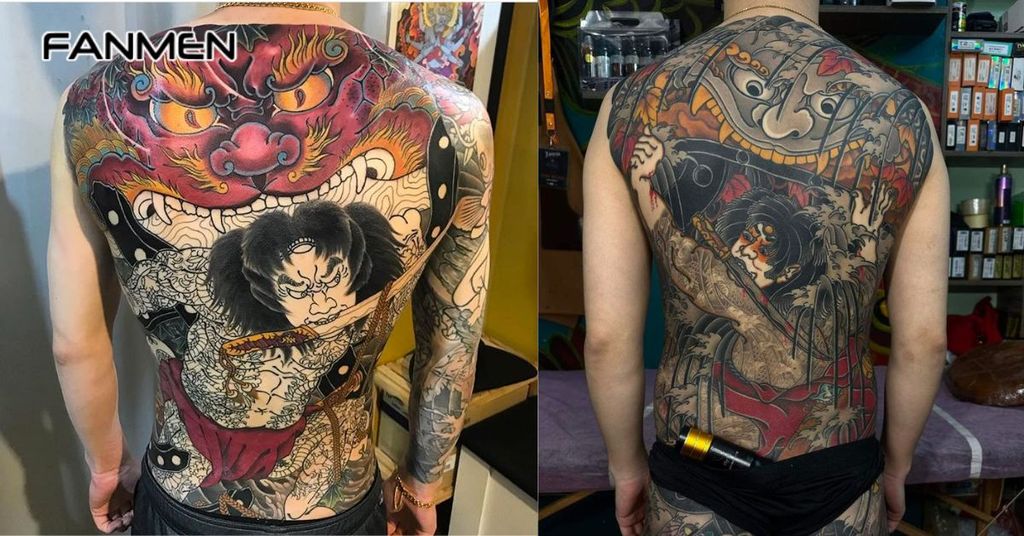 hình xăm kín lưng đẹp cho nam