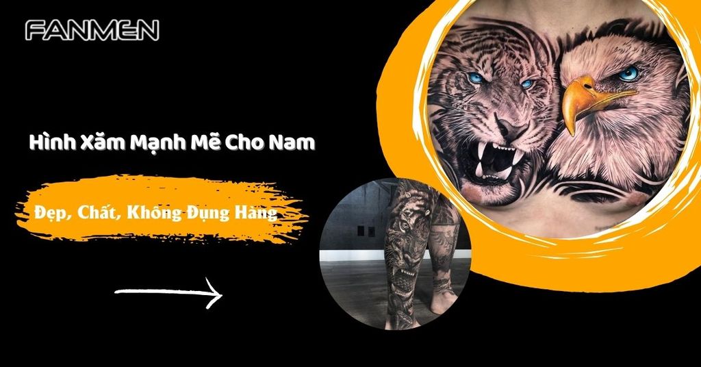 Hình xăm mạnh mẽ cho nam