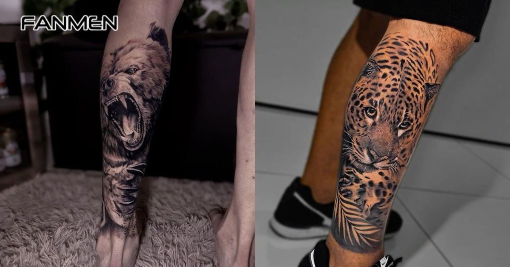 Hình mạnh mẽ ở chân