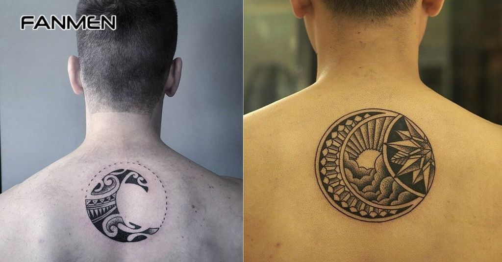 Hình xăm mini đẹp cho nam ở lưng