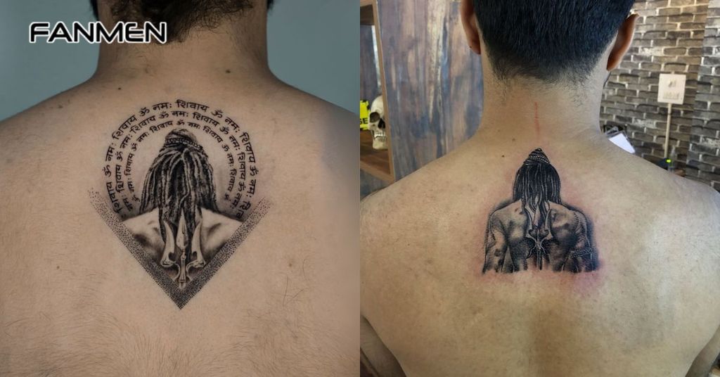 Hình xăm mini đẹp cho nam ở lưng