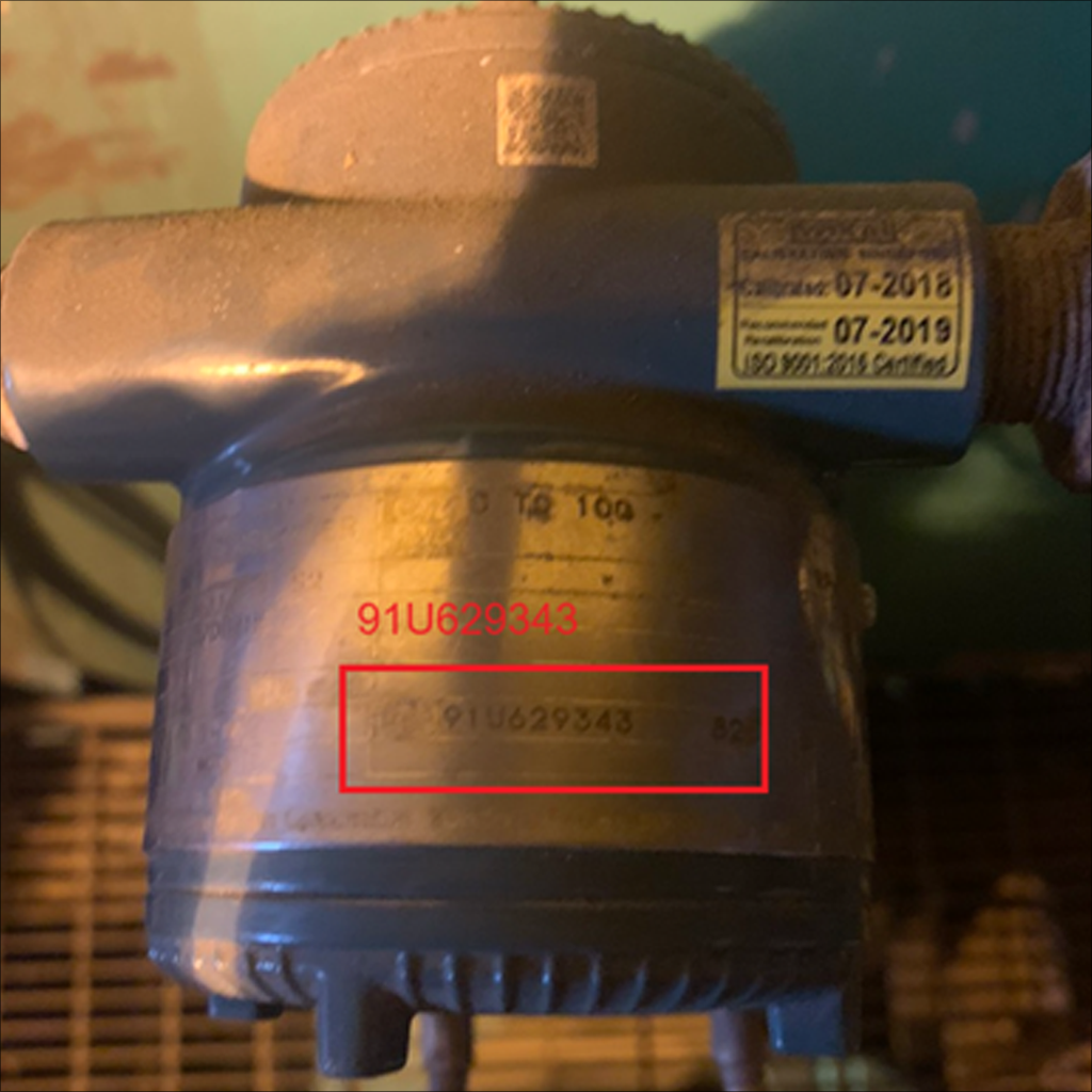 Số series trên sản phẩm Yokogawa