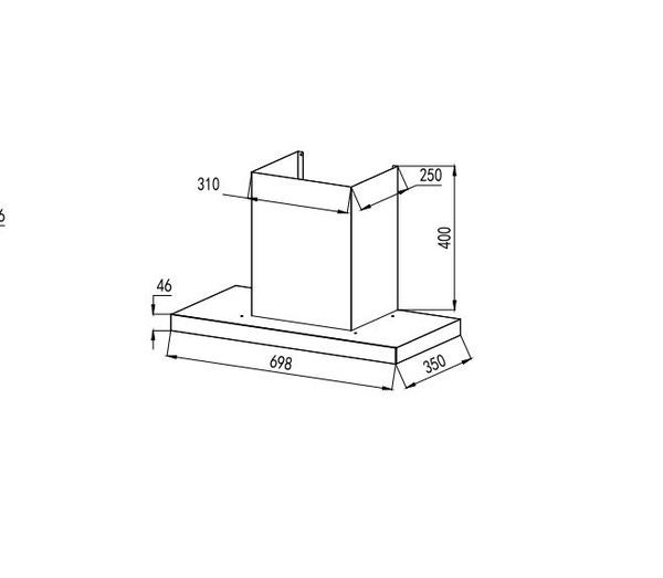 Máy hút mùi BLANC BA 7035ATDC chức năng tự động làm sạch thông minh, hút siêu khỏe và êm