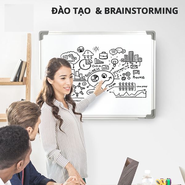bảng viết bút lông giải pháp không thể thiếu trong các buổi họp nhóm đào tạo
