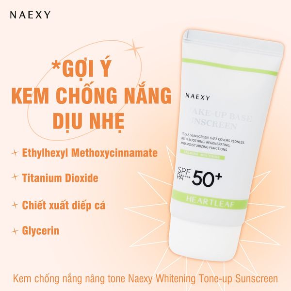 Gợi ý kem chống nắng dịu nhẹ