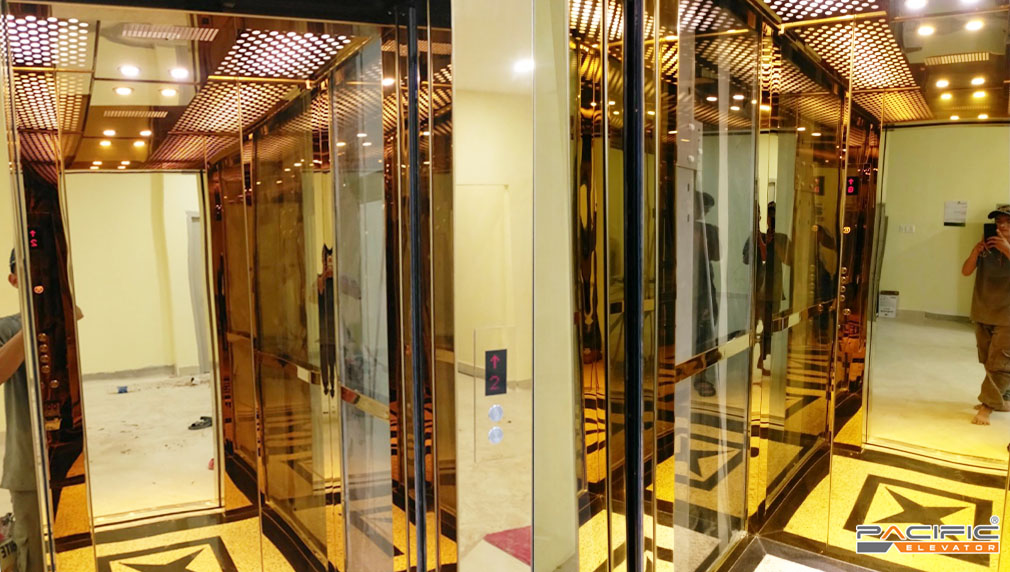 Hình ảnh một dự án thang máy gia đình thực tế mà Thang Máy Pacific đã thực hiện