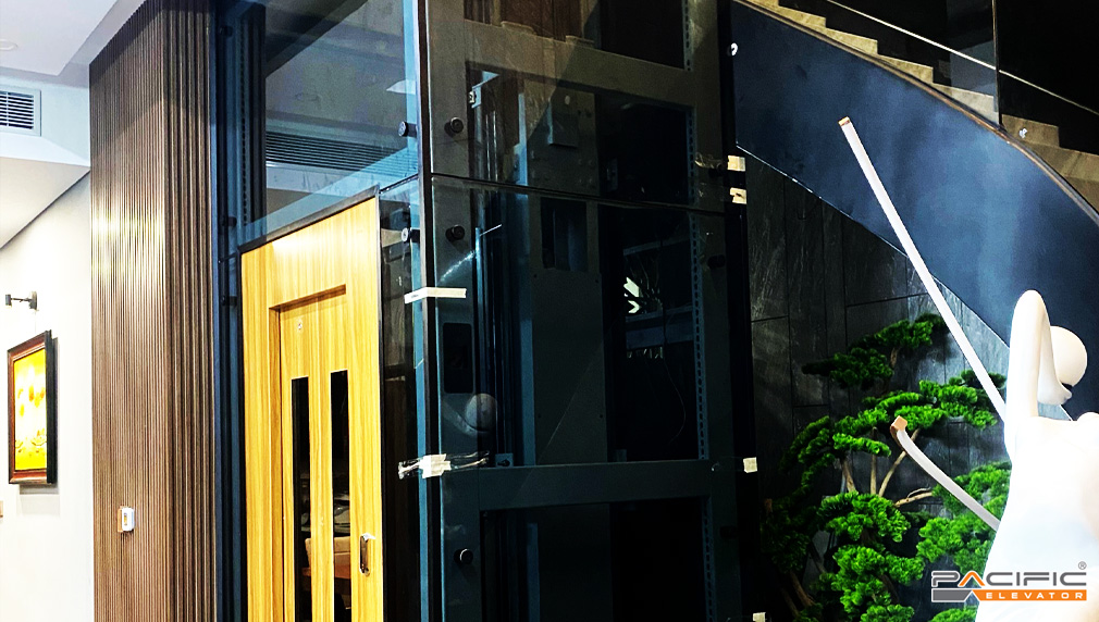 Hình ảnh một dự án thang máy gia đình thực tế mà Thang Máy Pacific đã thực hiện