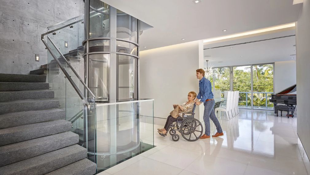 thang máy lồng kính an toàn