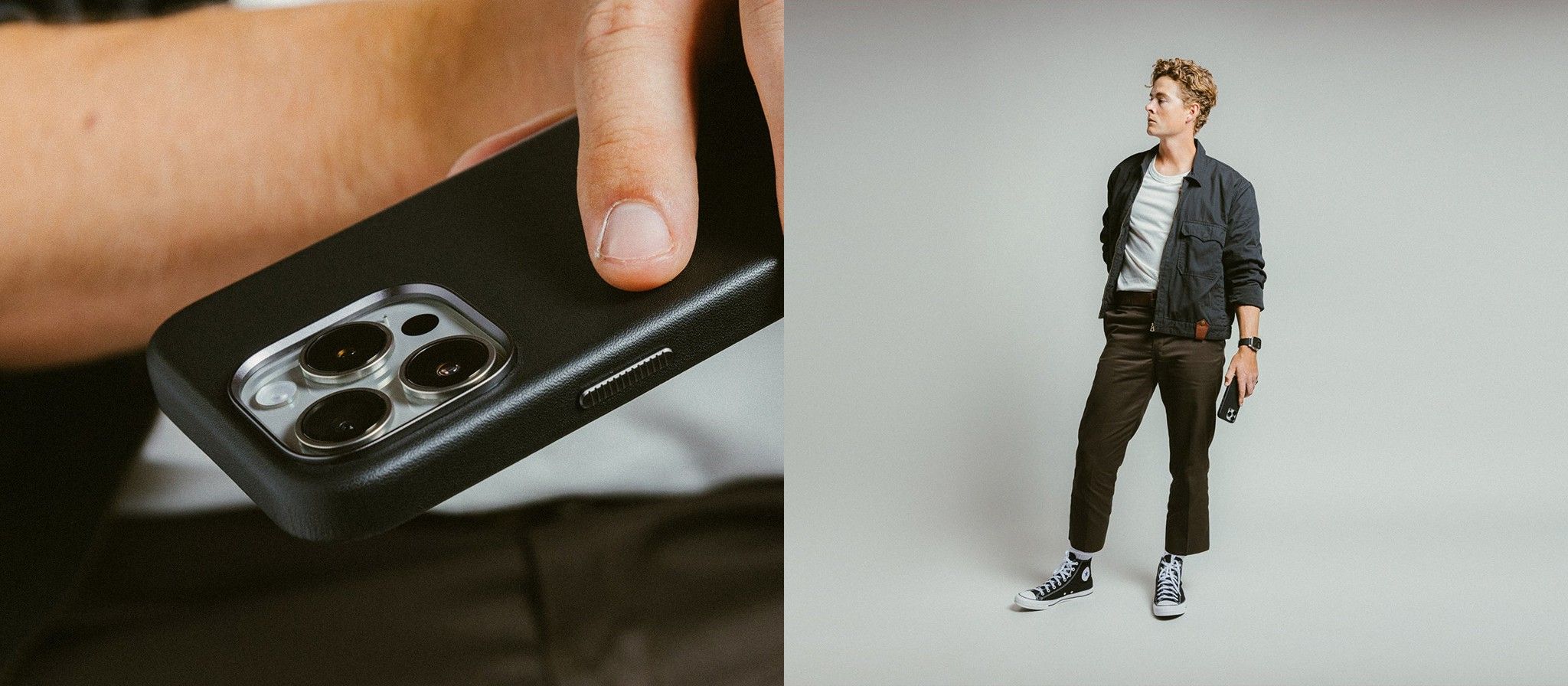 Ốp lưng Nomad Traditional Case - Nomad Leather cho iPhone 16 Pro/Pro Max