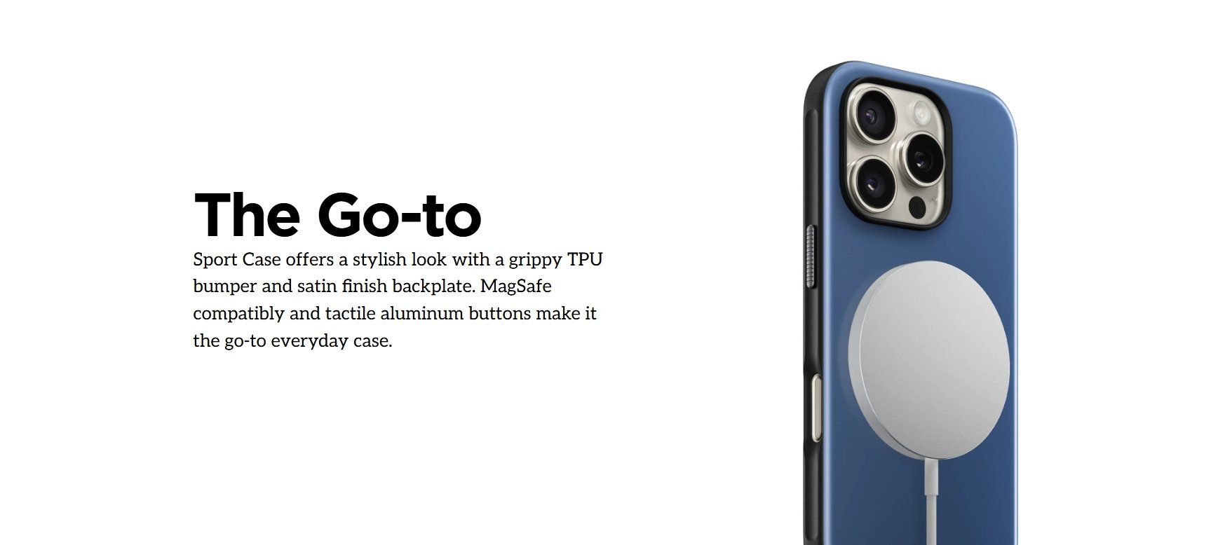 Ốp lưng Nomad Sport Case cho iPhone 16 Pro/Pro Max