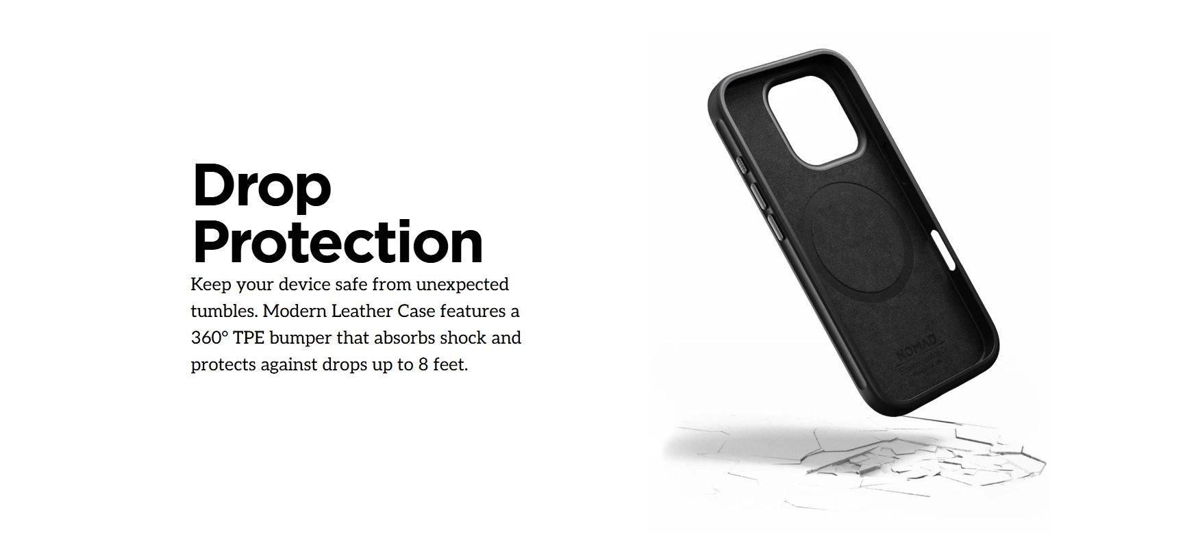 Ốp lưng Nomad Modern Case - Horween Leather cho iPhone 16 Pro/Pro Max