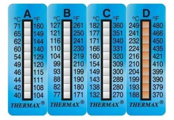Giấy đo nhiệt độ Thermax