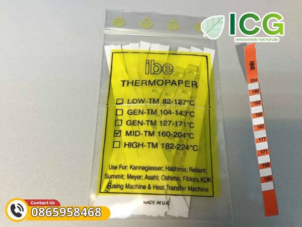 Giấy đo nhiệt độ IBE Thermopaper