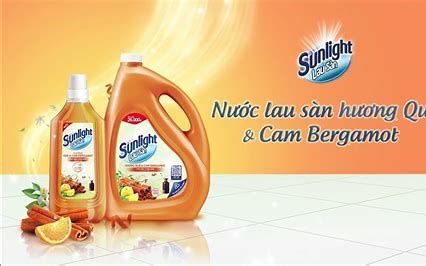SUNLIGHT Nước lau sàn BIOSHIELD Hương Quế & Cam Bergamot
